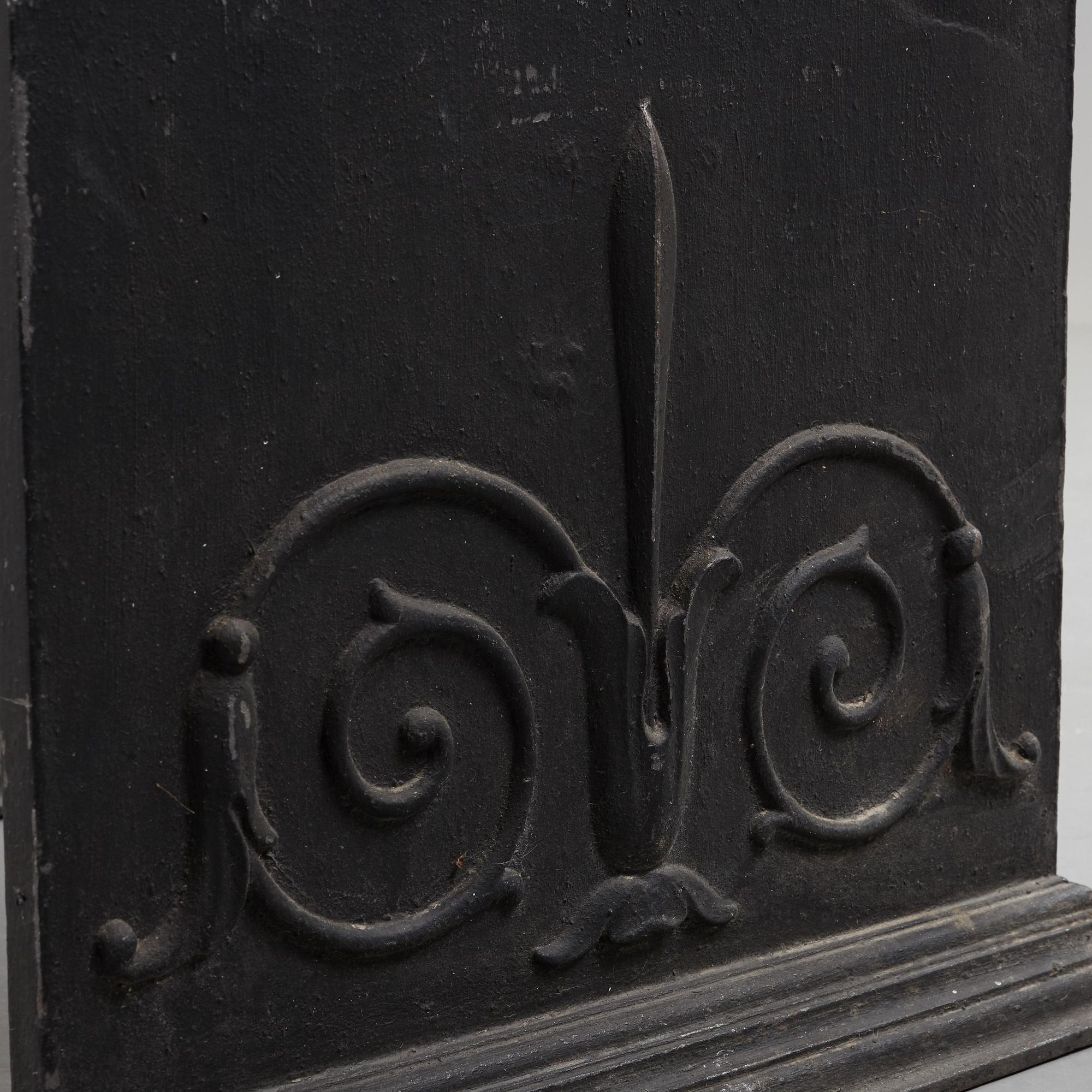 Folke Bensow, A Folke Bensow Swedish Grace cast iron stool, model 'Taburett Nr 1', Näfveqvarn, Sweden circa 1925.