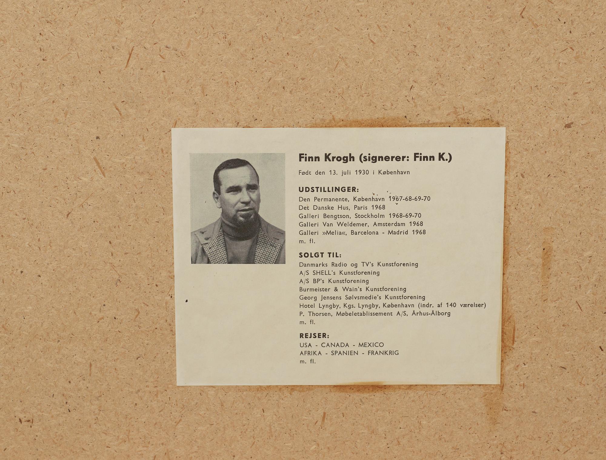 SOFFBORD, Finn Krogh, Danmark, 1960/70-tal.