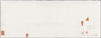 ULF RAHMBERG, Mixed media, signed with monogram.