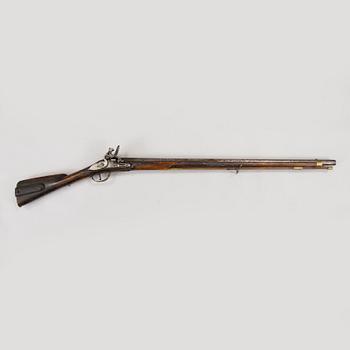 A swedish flintlock rifle early 1800s.