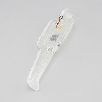 a glass object for Kosta Boda, unique, signed.