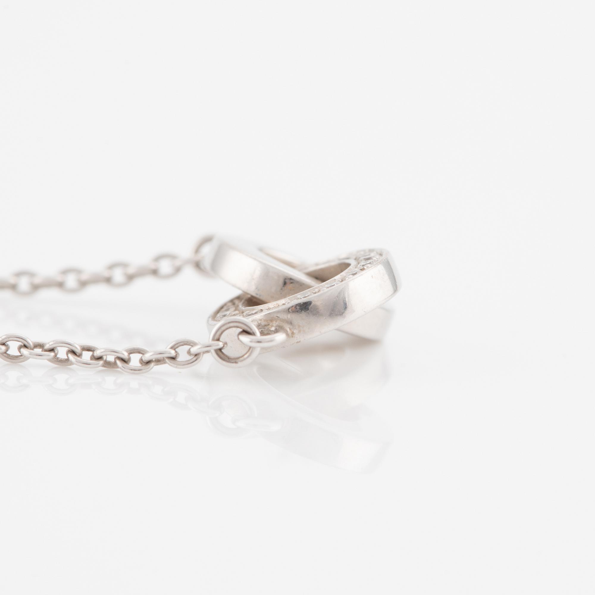 Efva Attling, necklace, 18K white gold with diamonds.