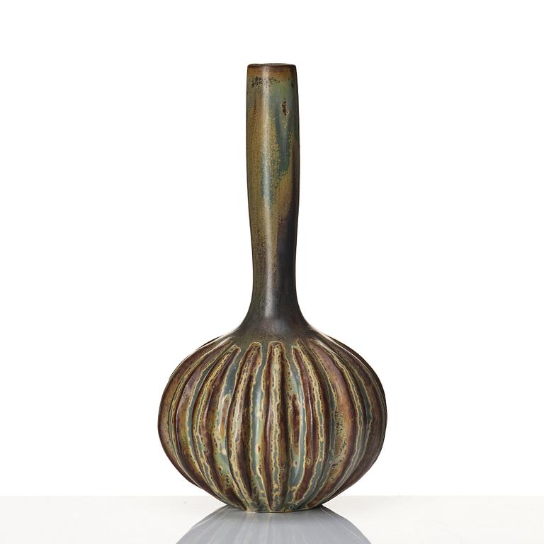 Axel Salto, a stoneware vase, Royal Copenhagen, mid 20th century.