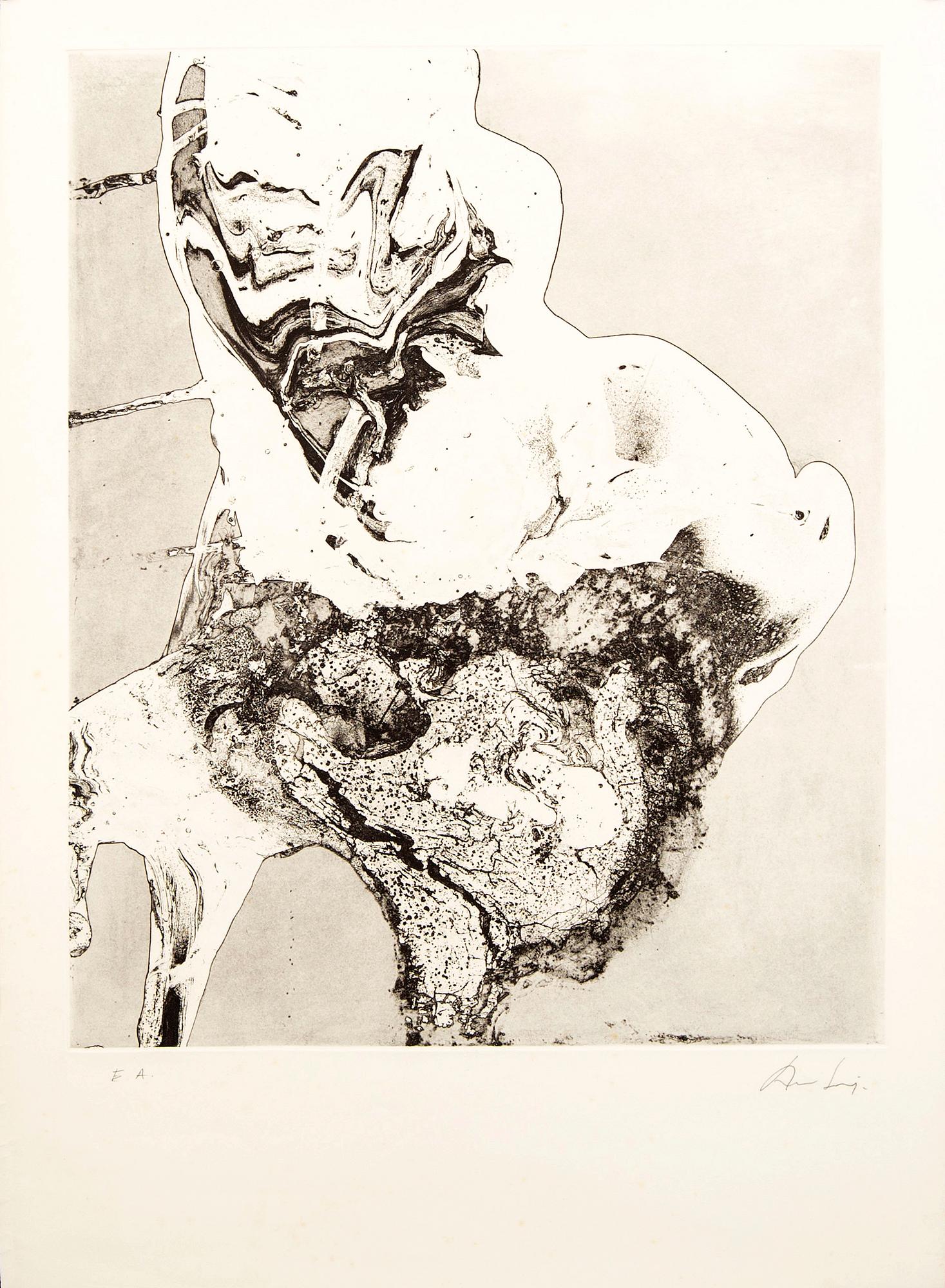 August Puig, etsning, signerad, E.A.-upplaga.