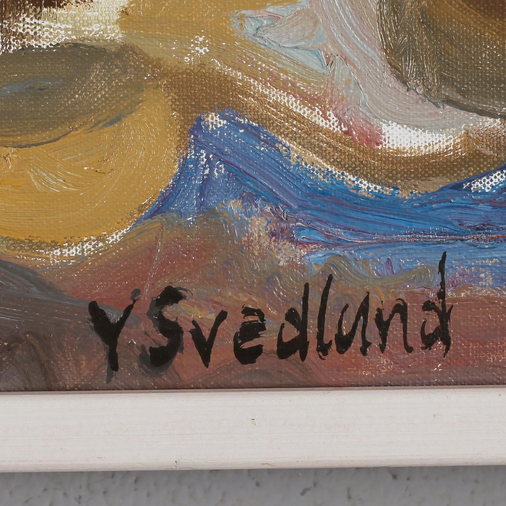 YNGVE SVEDLUND, olja på duk, signerad.