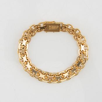 Armband x-länk 18K guld, G. Dahlgren & Co Malmö 1963.