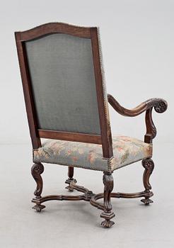 KARMSTOL, barockstil, omkring 1900.