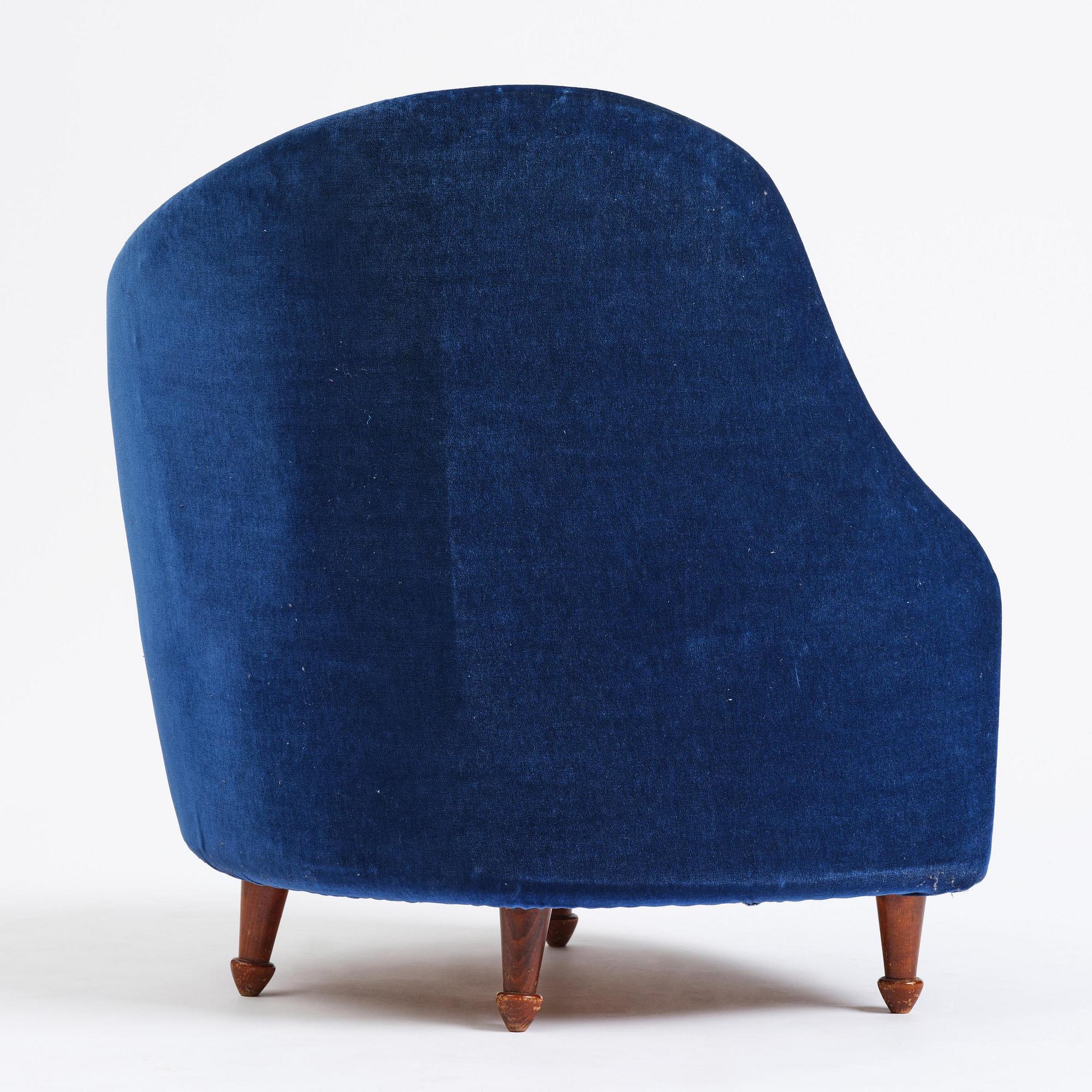 Carl Cederholm, a Swedish Modern armchair, Stil & Form, Stockholm, 1940s-50s.