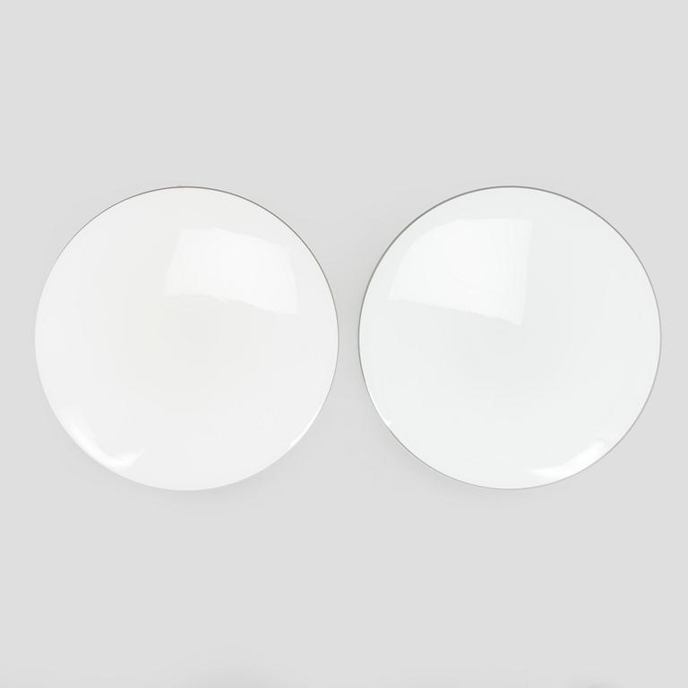 Arne Jacobsen, ceiling lamps/wall lamps, a pair, "AJ-Eklipta", Louis Poulsen, Denmark.