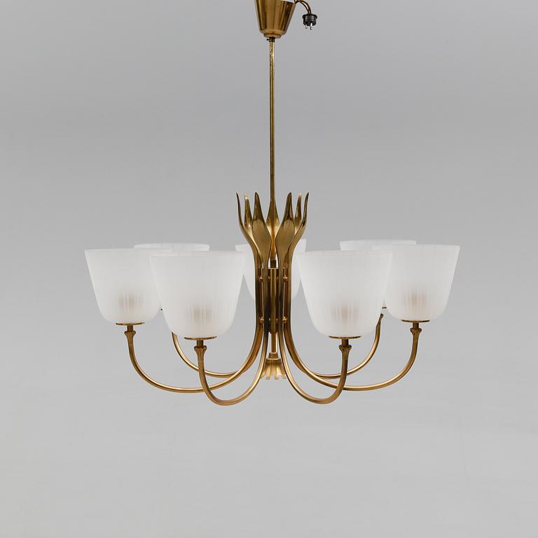 TAKLAMPA, 1900-talets andra hälft. Höjd ca 82 cm.