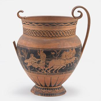 Santeri Salokivi, En grupp nakenmodeller med Urna, 2 st, samt urna från Konstnärens hem.