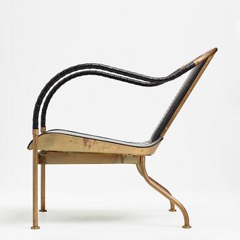 Mats Theselius, a pair of "el Rey" easy chairs by Källemo, Sweden, post 1999.