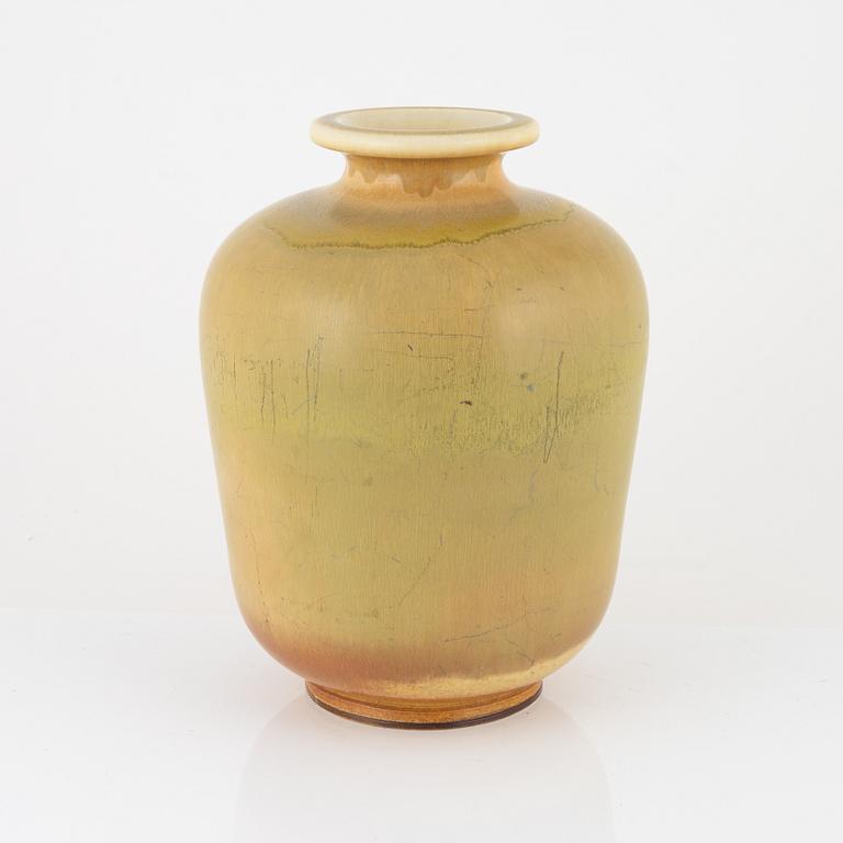 Berndt Friberg, a stoneware vase, Gustavsbergs studio, 1964.