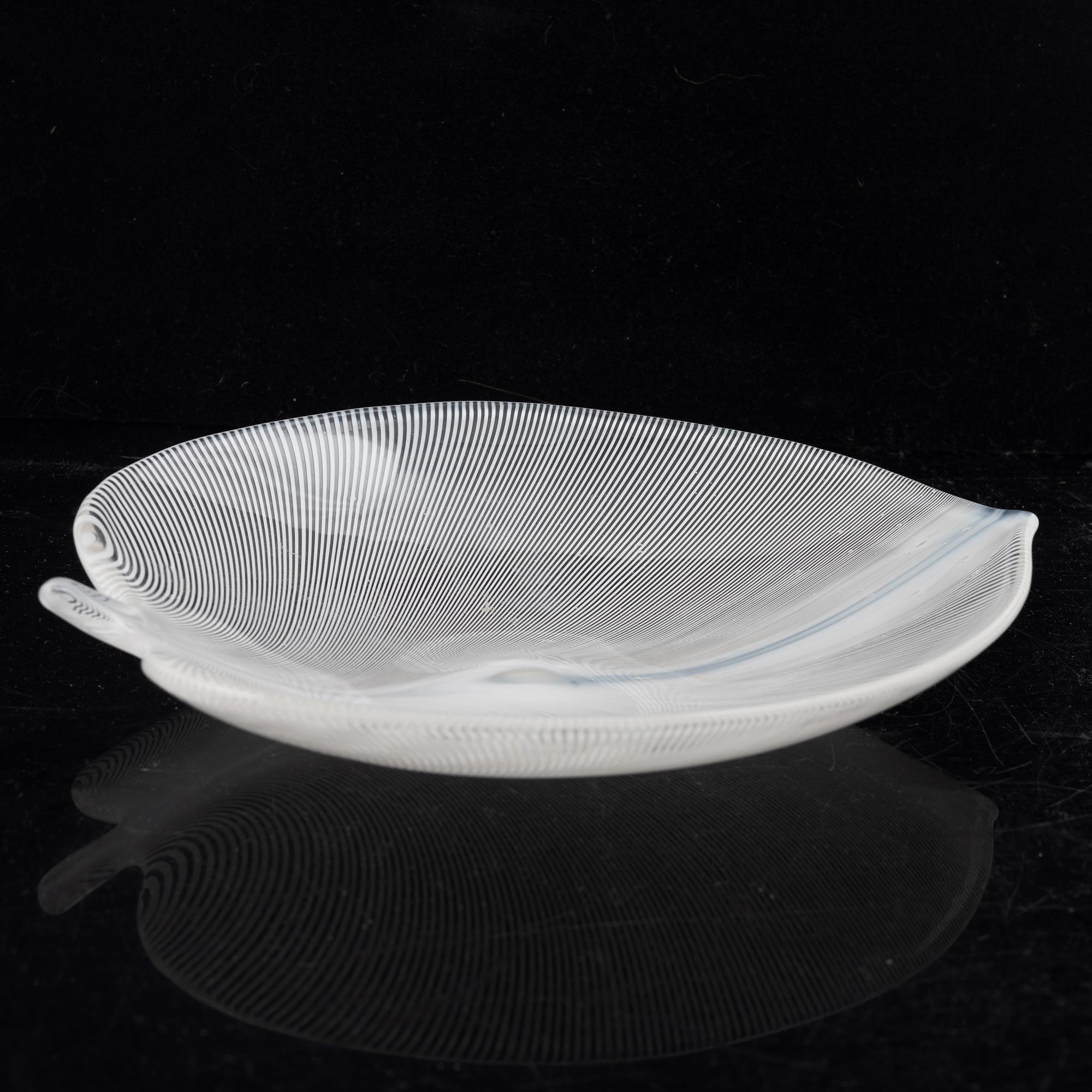 Tyra Lundgren, fat, glas, Venini, Murano, Italien.