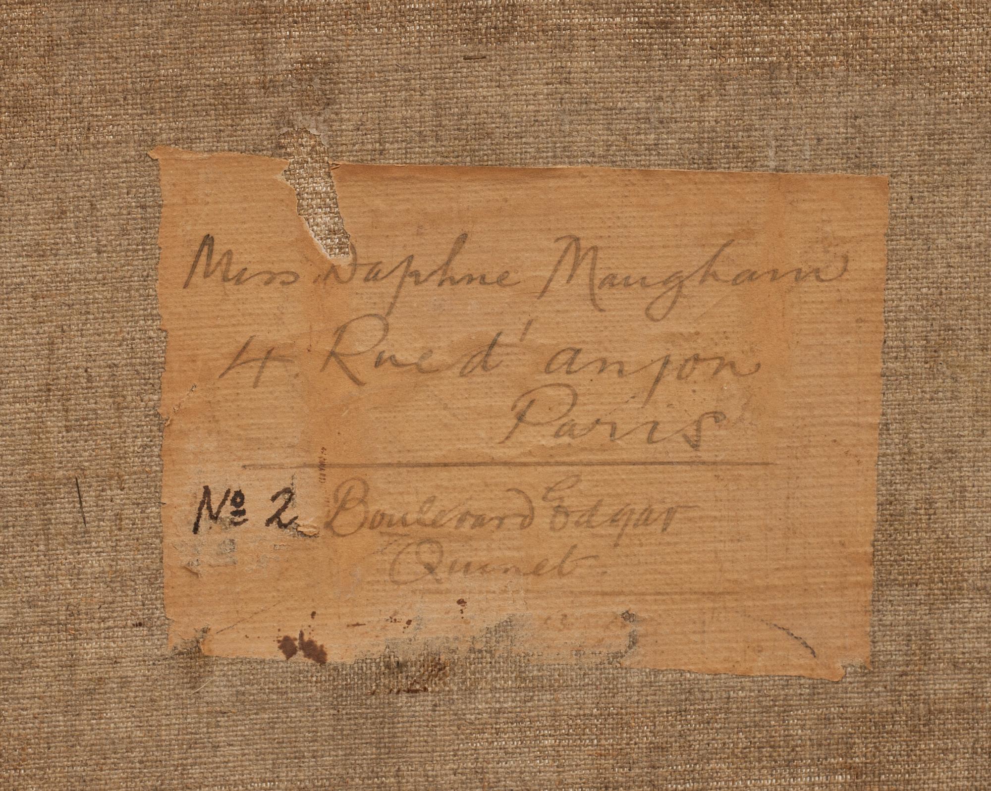 DAFNE MAUGHAN, olja på duk. Signerad.