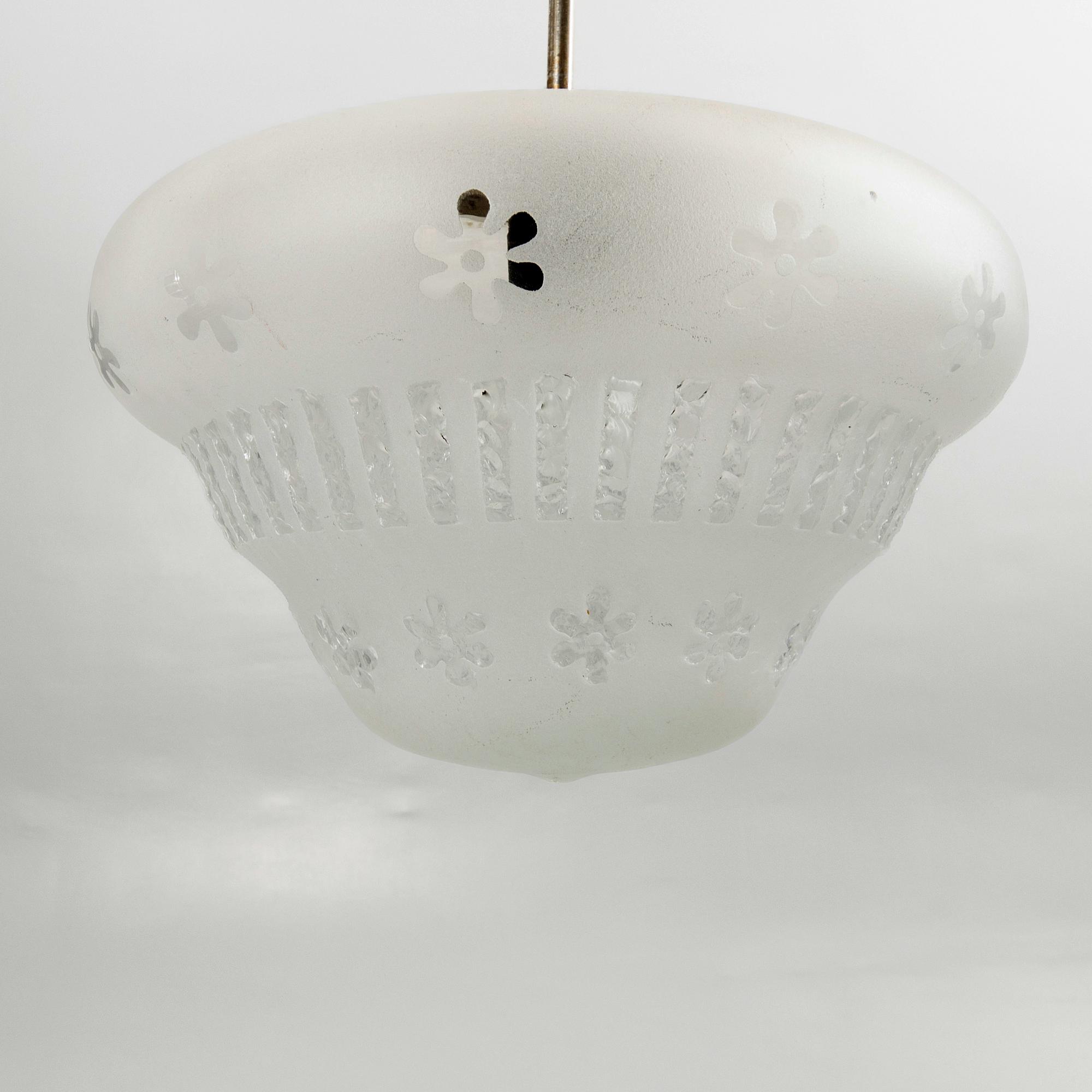 Ceiling lamp, mid-20th century.