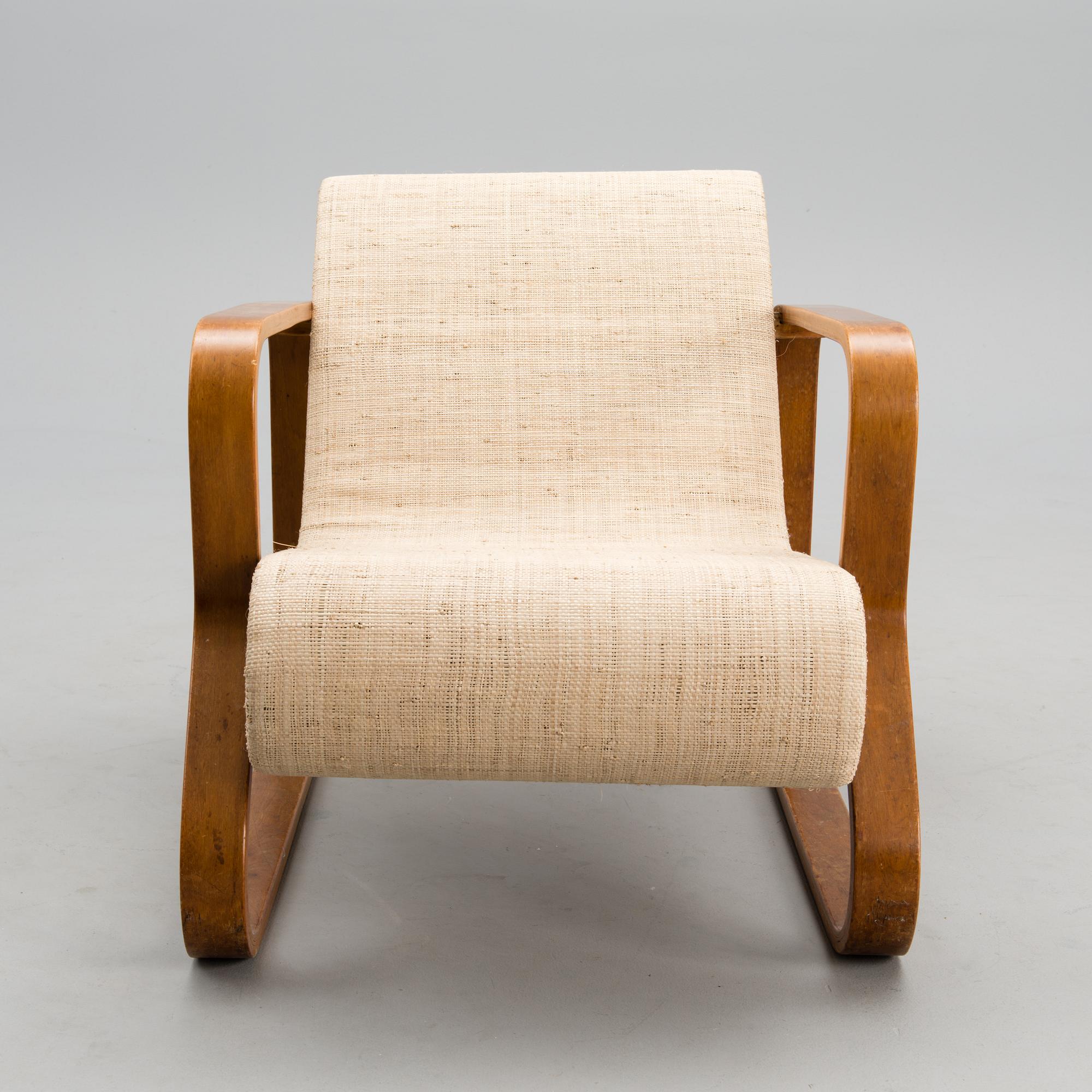 ALVAR AALTO, NOJATUOLI. Valmistanut Oy Huonekaluja Rakennustehdas Ab vuonna 1932.