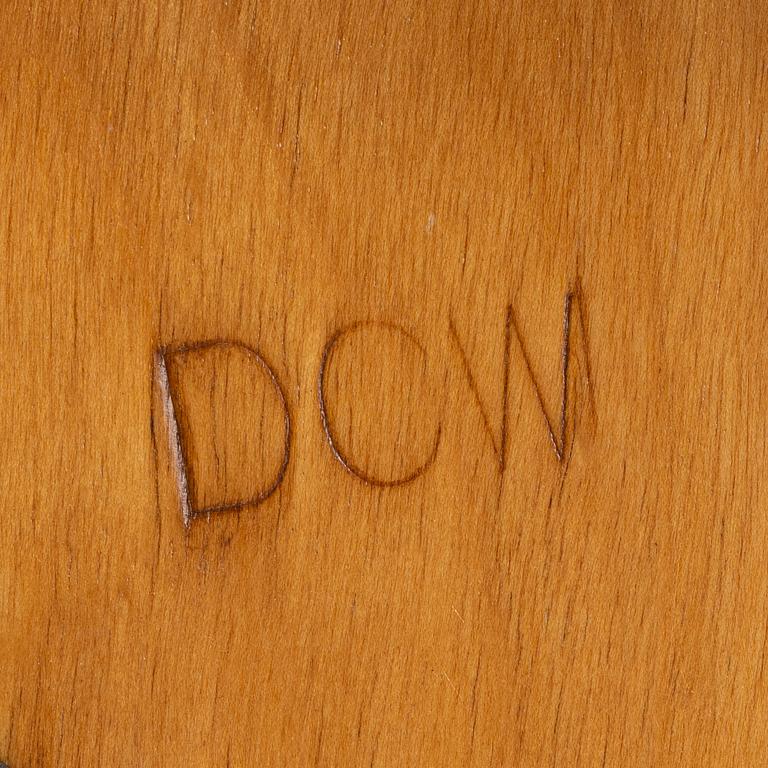 Charles and Ray Eames, a 'DCW' chair, likely for Herman Miller USA, 1950s.
