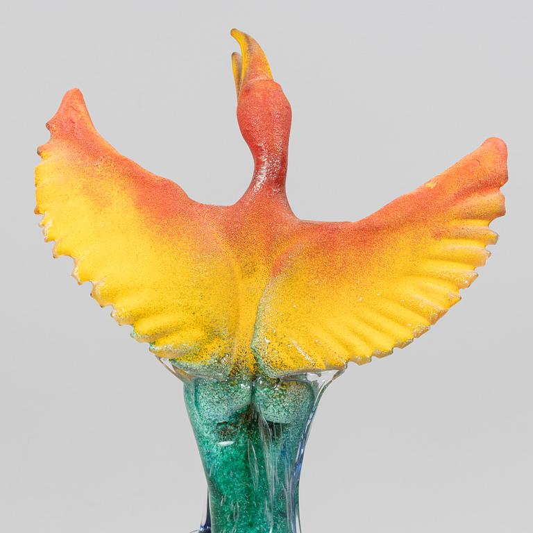 Kjell Engman, a unique glass sculpture, Kosta Boda, Sweden.