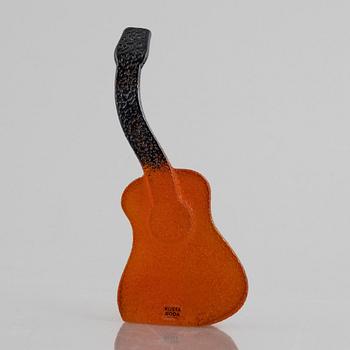 Kjell Engman, skulptur, gitarr, glas, Kosta Boda.