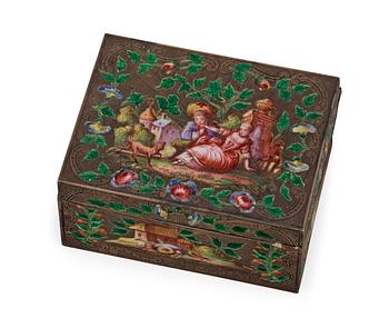 762. A snuff-box, Central Europe 18th/19th century.