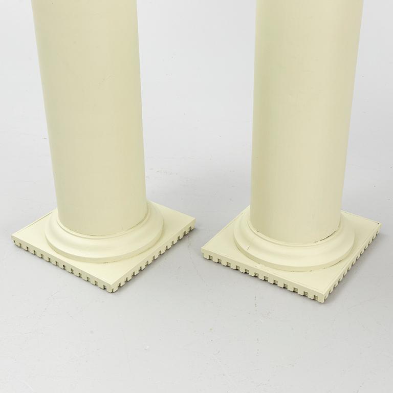 Columns, a pair, circa 1900.