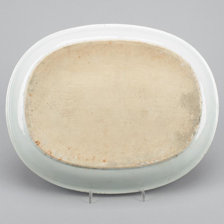 STEKFAT, porslin, Qing dynastin, Qianlong (1736-95).
