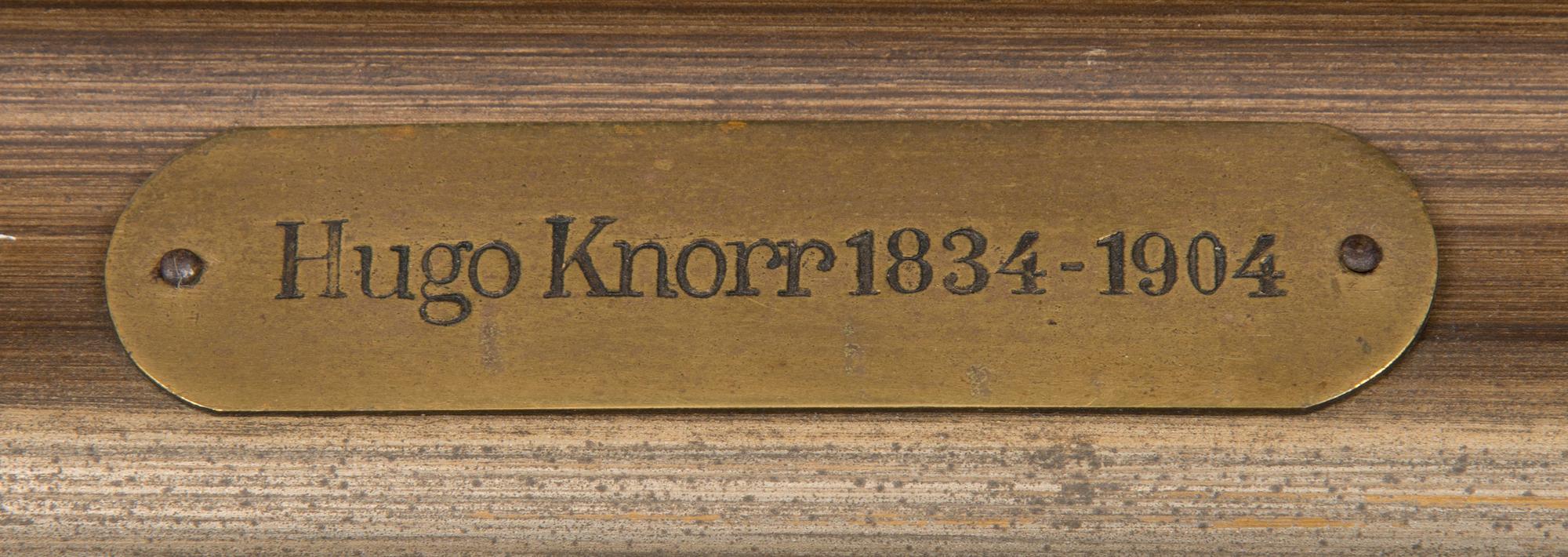 HUGO KNORR, LANDSKAP FRÅN NORGE.