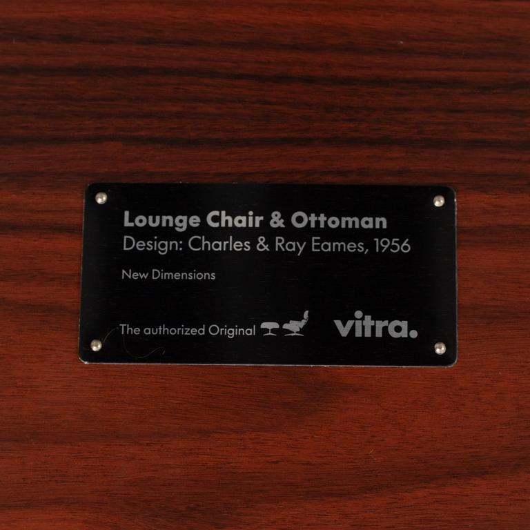 Charles & Ray Eames, armchair and ottoman, "Lounge chair", Vitra.