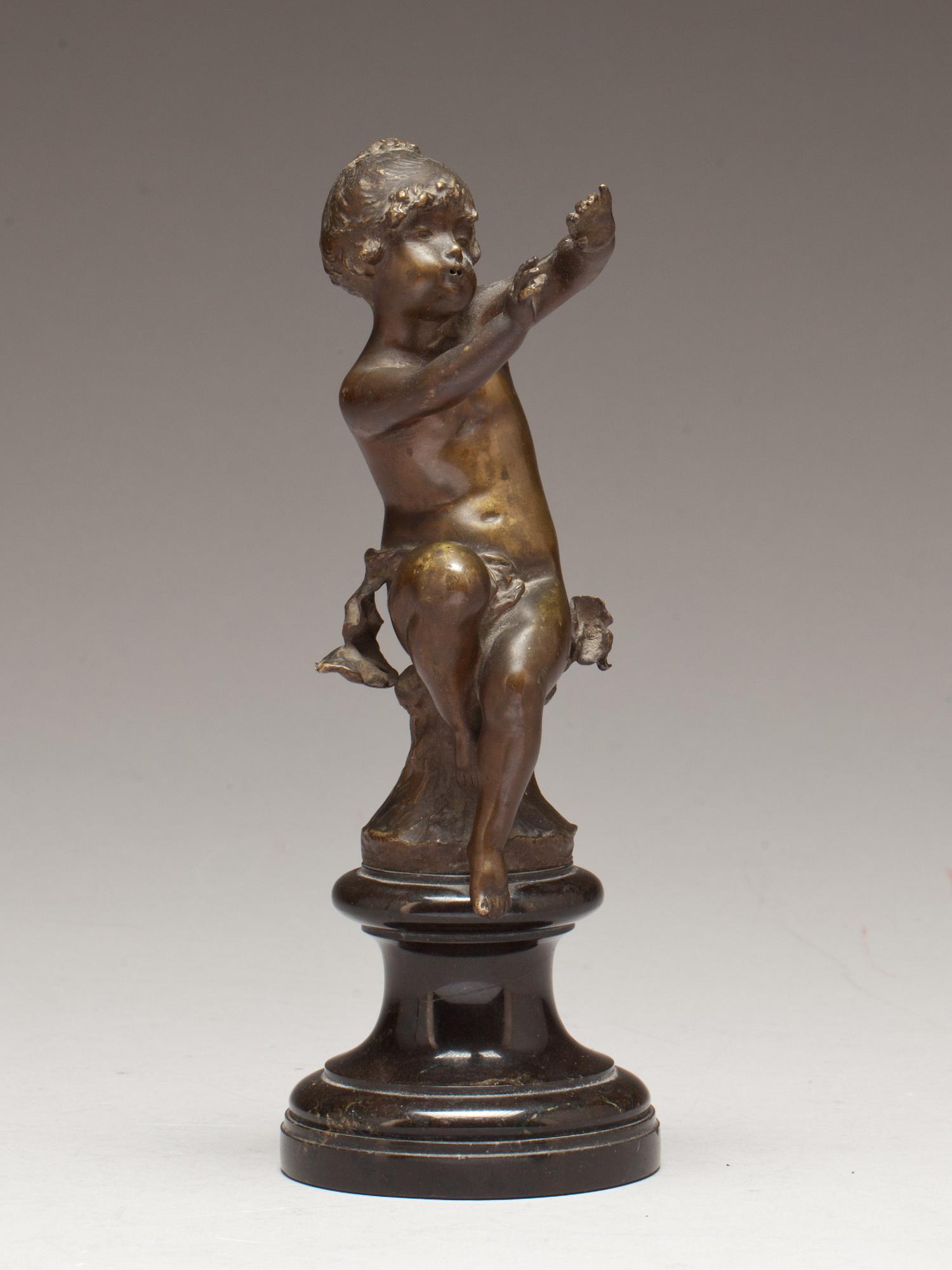 FRANZ IFFLAND, skulptur, brons, signerad.