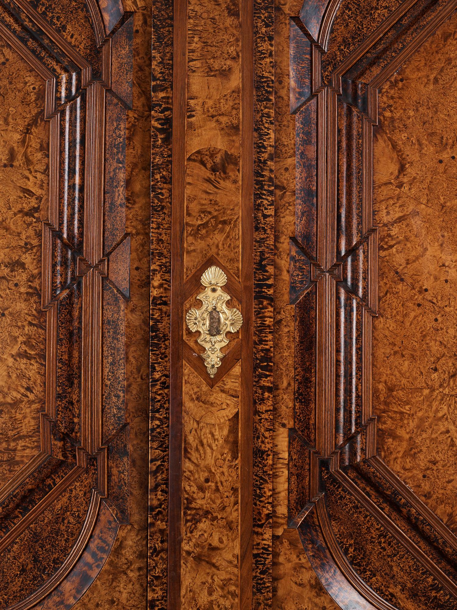 A Swedish late Baroque 18th century cupboard.