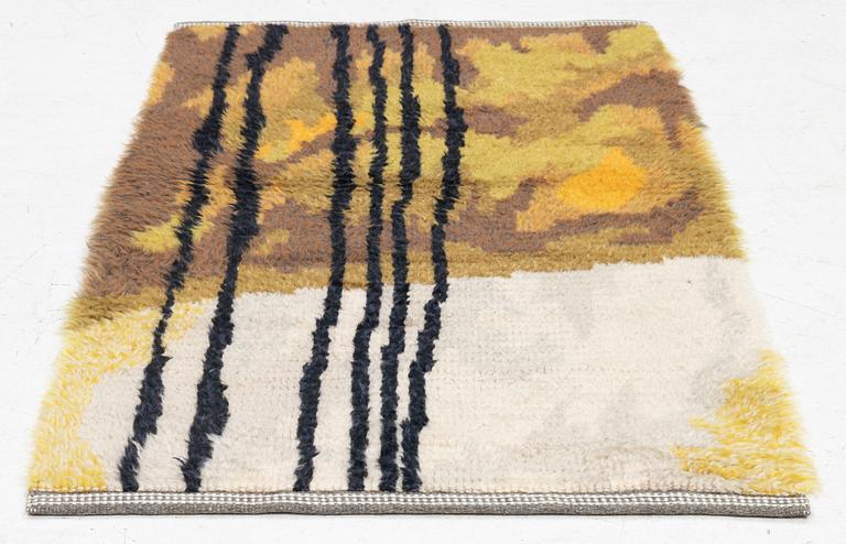 A carpet, knotted pile, c 125 x 71 cm, Sweden 1950s - 1960s.