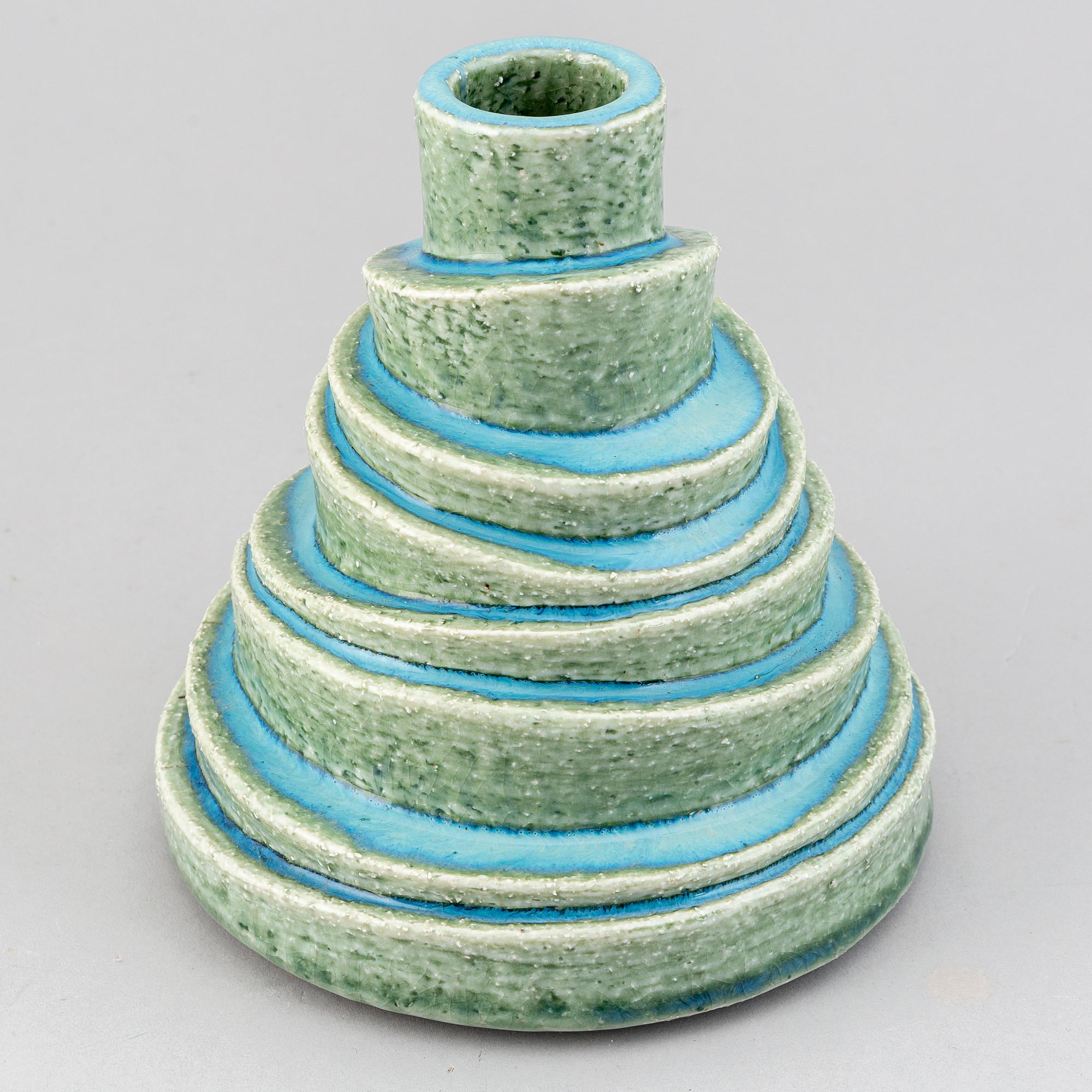 OLLE ALBERIUS, a unique stoneware sculpture/ vase, Rörstrand, Sweden.