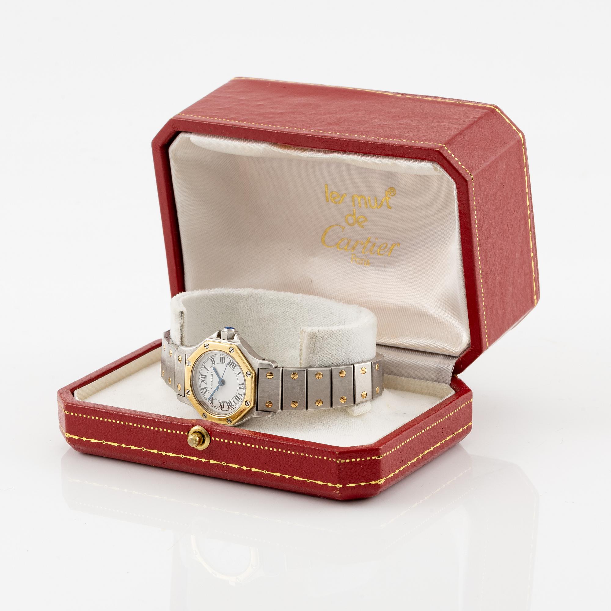 Cartier, Santos Ronde, armbandsur, 24 mm.