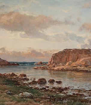 Berndt Lindholm, "Solnedgång i Bohuslän".