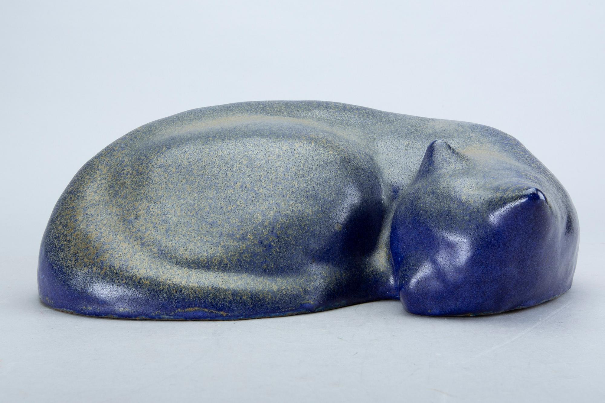 Ulla Kraitz, a signed ceramic sculpture.
