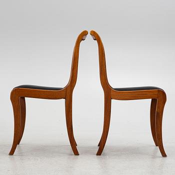 Chairs, 12 pcs, Regency style, late 20th century.