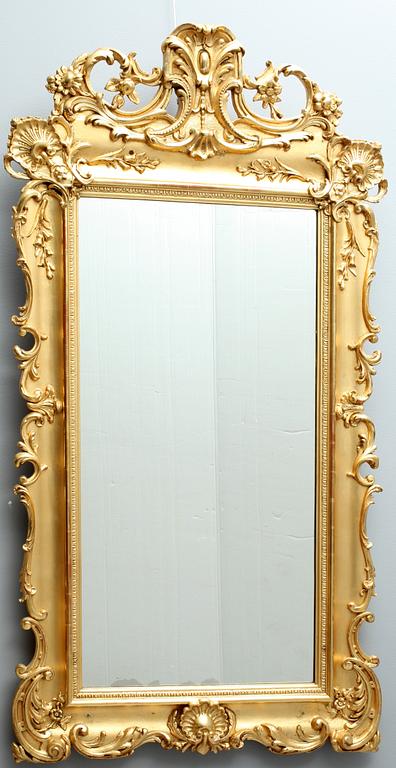 SPEGEL MED KONSOLBORD, nyrokoko, 1800-talets slut.
