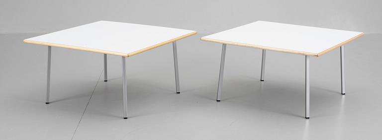 SOFFBORD, ett par, design: "Claesson Koivisto Rune" för Skandiform. Modell: "Boxer".