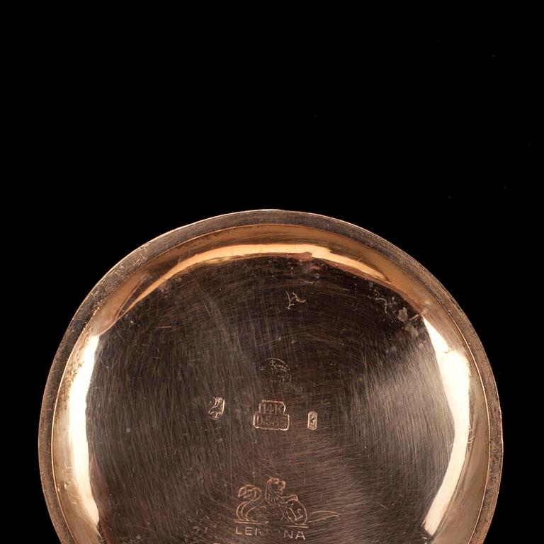 FICKUR, guld 14K,  Leijona.