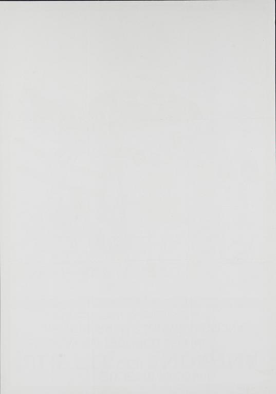 Bengt Serenander, a vintage movie poster, 'Julietta och andarna (Giulietta degli spiriti)', 1966.