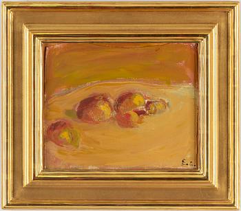 EVERT LUNDQUIST, oil on canvas mounted on panel, signed with initials. Also signed verso.