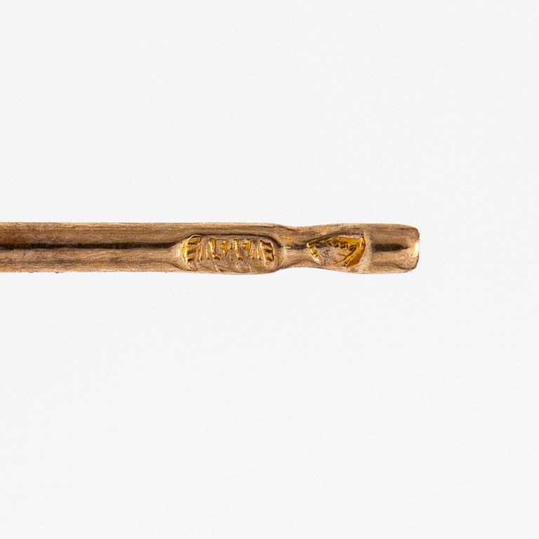Björn Weckström, Örhängen "Saana", 14K guld, odlade pärlor. Lapponia.
