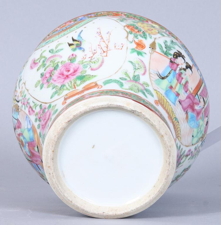 SKÅL, porslin, Kanton, Kina, 1800/1900-tal.