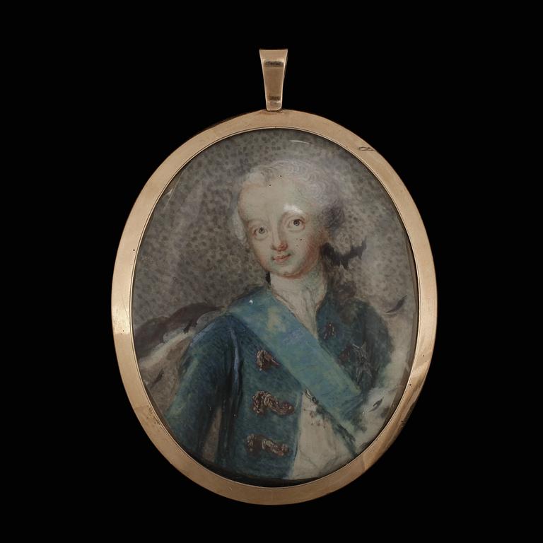 CARL FREDRIK MÖRCK, Miniatyr, gouache, ej signerad.