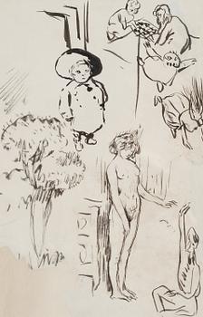 Pierre Bonnard, Composition with several figures.