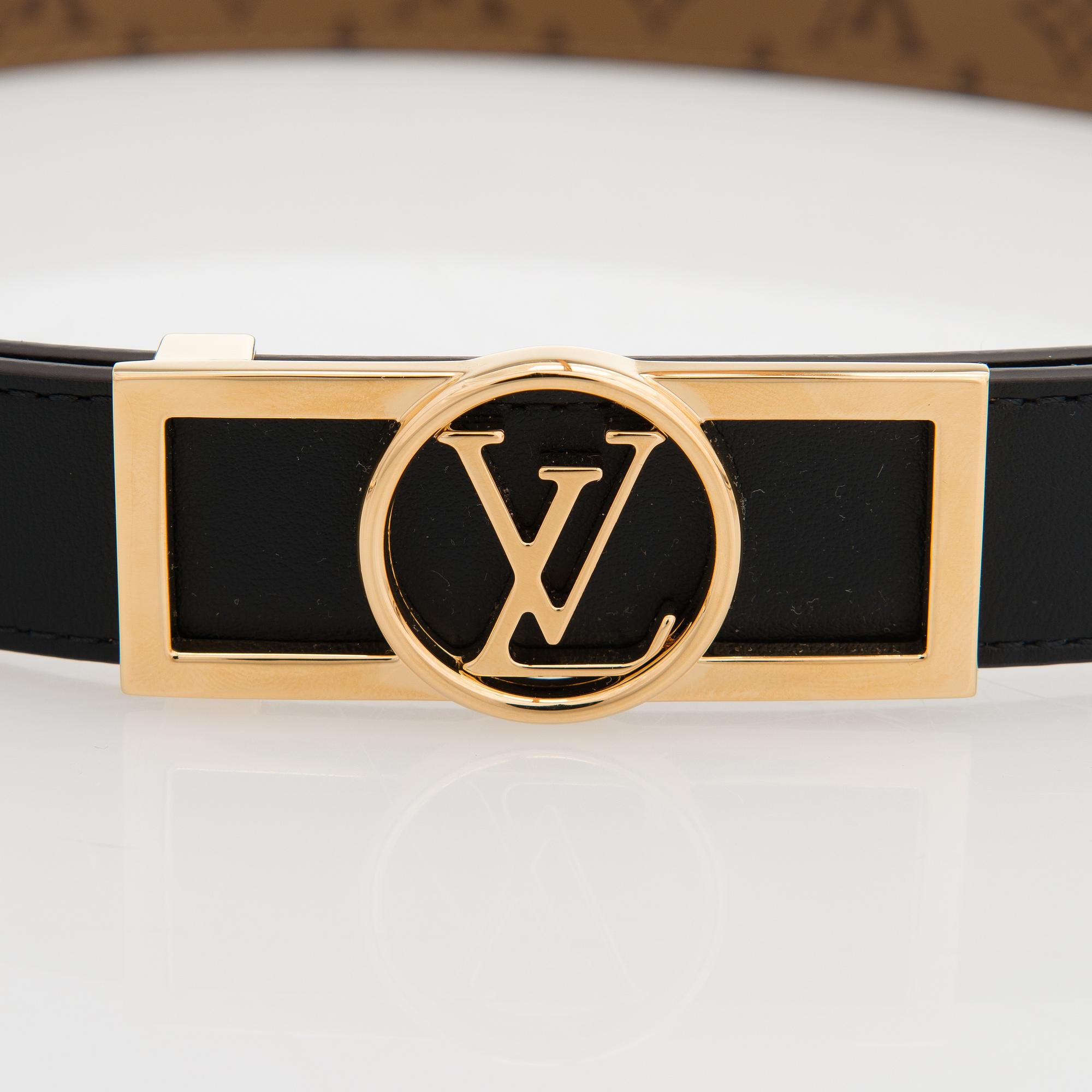 Louis Vuitton, "Dauphine Reversable", vyö, koko 70/28.