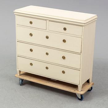 A 19th Century painted chest of drawers.