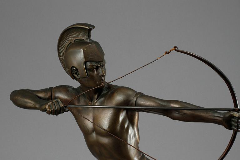 OTTO SCHMIDT-HOFER, efter, skulptur, patinerad metall, 1900-tal.