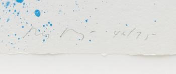 Jim Dine, "Kansas City There I Was" - From the "Oo La La" portfolio - collaboration with Ron Padgett.